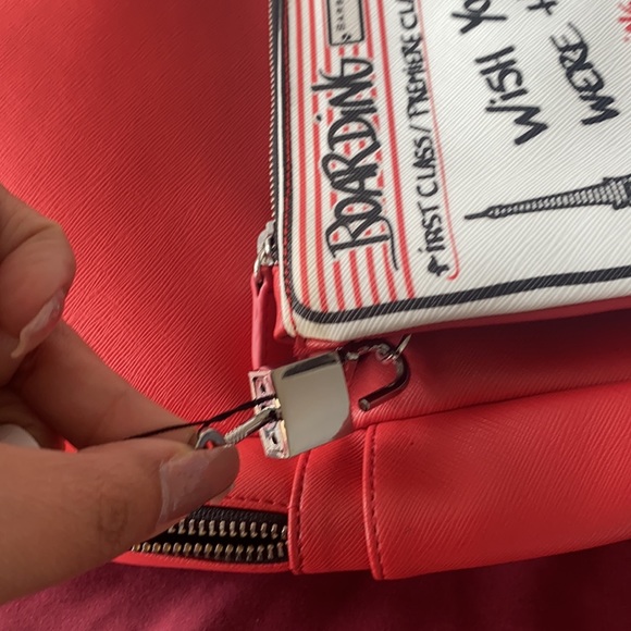 💯 AUTHENTIC Barbara Rihl red leather backpack - Picture 11 of 14